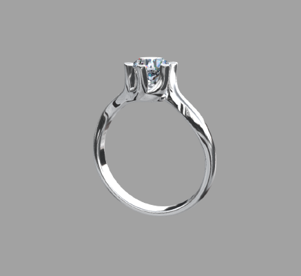 Women rings 1744 | 3d print model