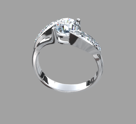 Women rings 1748 | 3d print model