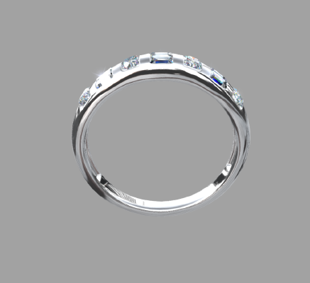 Women rings 1753 | 3d print model