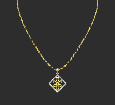 Pendant & Necklace 1762 | 3d print model