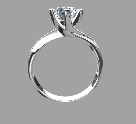 Women rings 1763 | 3d print model