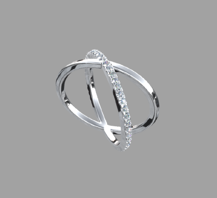 Women rings 1776 | 3d print model