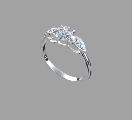 Women rings 1785 | 3d print model