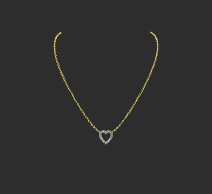 Pendant & Necklace 1793 | 3d print model