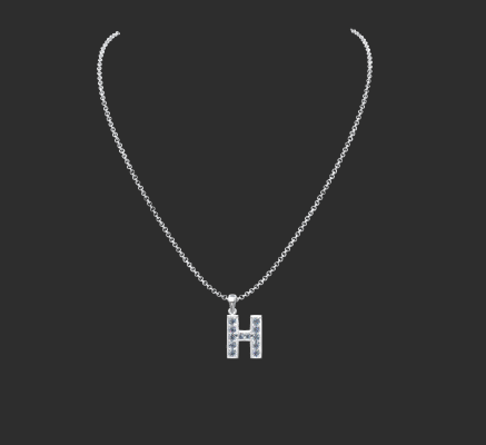Pendant & Necklace 1805 | 3d print model