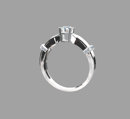 Women rings 1806 | 3d print model