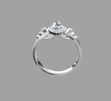 Women rings 1807 | 3d print model