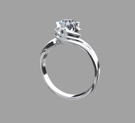 Women rings 1810 | 3d print model