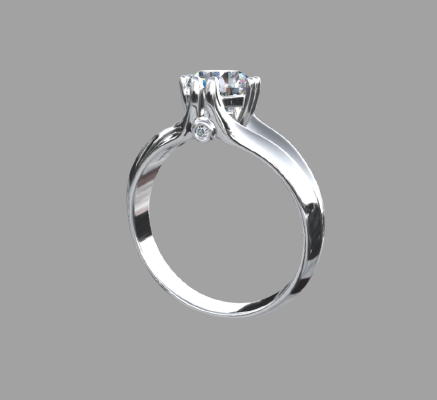 Women rings 1816 | 3d print model