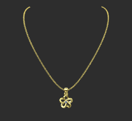 Pendant & Necklace 1831 | 3d print model