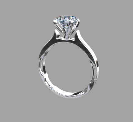 Women rings 1850 | 3d print model