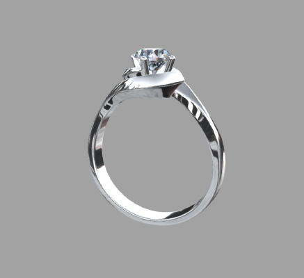 Women rings 1852 | 3d print model