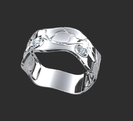 Men rings 1858 | 3d print model