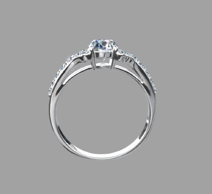 Women rings 1864 | 3d print model