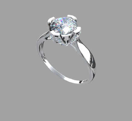 Women rings 1867 | 3d print model