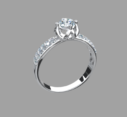 Women rings 1875 | 3d print model