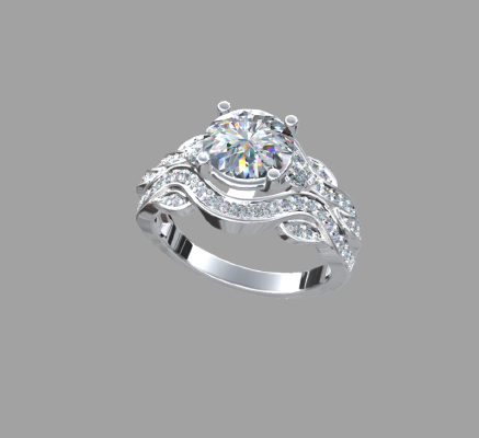 Women rings 1883 | 3d print model