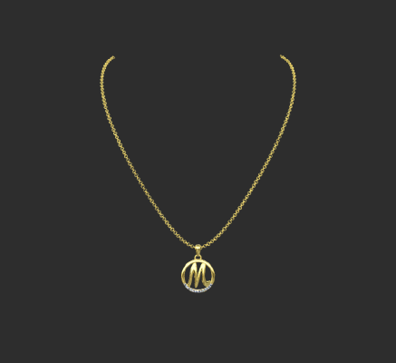 Pendant & Necklace 1887 | 3d print model