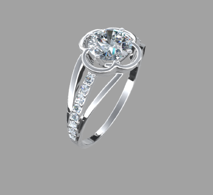 Women rings 1888 | 3d print model