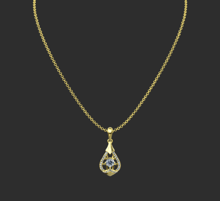 Pendant & Necklace 1892 | 3d print model