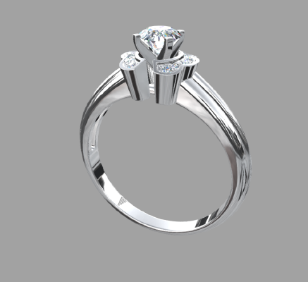 Women rings 1893 | 3d print model