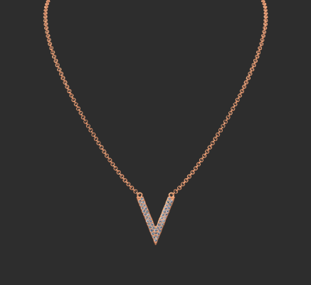 Pendant & Necklace 1901 | 3d print model