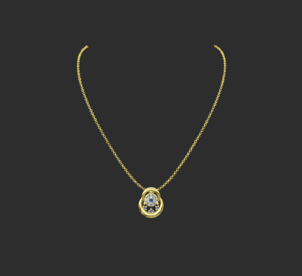 Pendant & Necklace 1904 | 3d print model