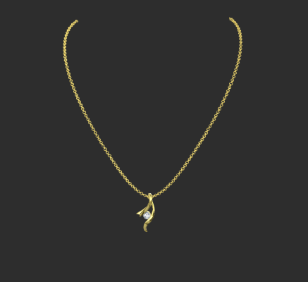 Pendant & Necklace 1906 | 3d print model