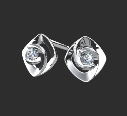 Earrings 1919 | 3d print model