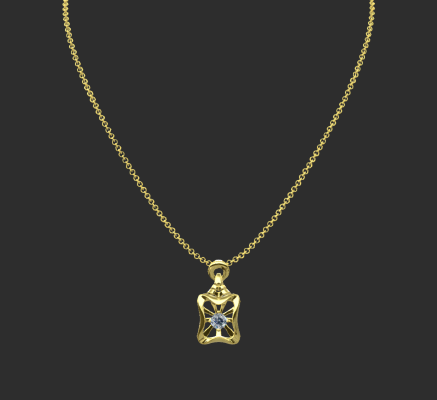 Pendant & Necklace 1935 | 3d print model