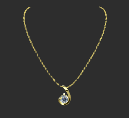 Pendant & Necklace 1936 | 3d print model
