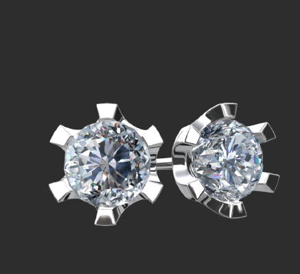Earrings 1937 | 3d print model