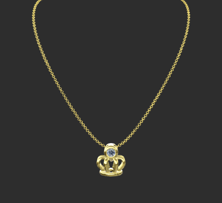 Pendant & Necklace 1941 | 3d print model