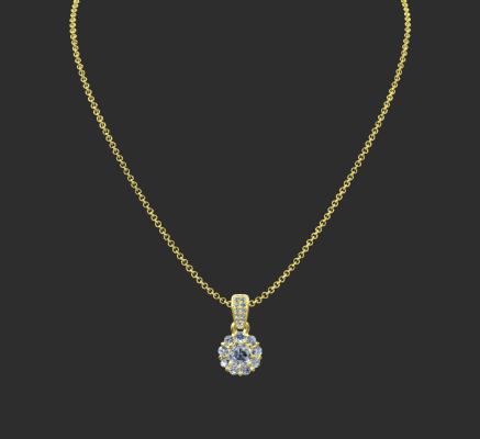 Pendant & Necklace 1945 | 3d print model