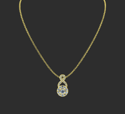 Pendant & Necklace 1965 | 3d print model