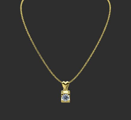 Pendant & Necklace 1969 | 3d print model