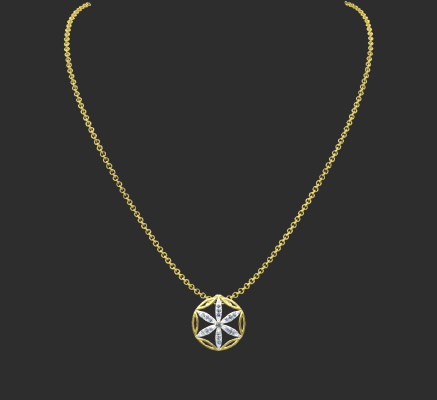 Pendant & Necklace 1984 | 3d print model