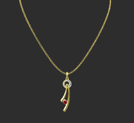 Pendant & Necklace 1988 | 3d print model