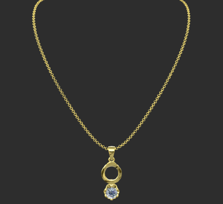 Pendant & Necklace 1998 | 3d print model