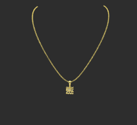 Pendant & Necklace 2004 | 3d print model
