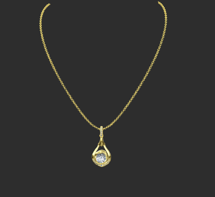 Pendant & Necklace 2011 | 3d print model