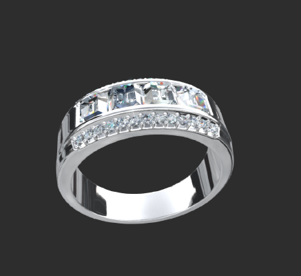 Men rings 2021 | 3d print model