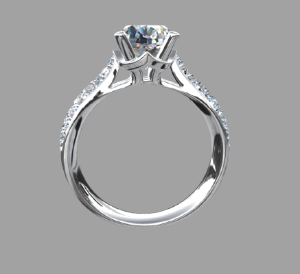 Women rings 2038 | 3d print model