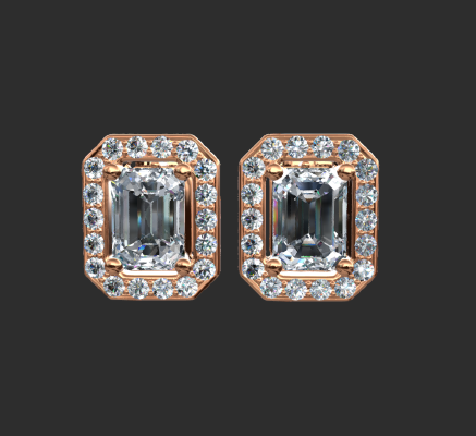 Earrings 2048 | 3d print model