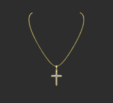 Pendant & Necklace 2058 | 3d print model