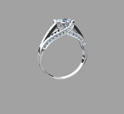 Women rings 2070 | 3d print model