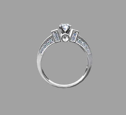 Women rings 2080 | 3d print model