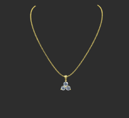 Pendant & Necklace 2095 | 3d print model
