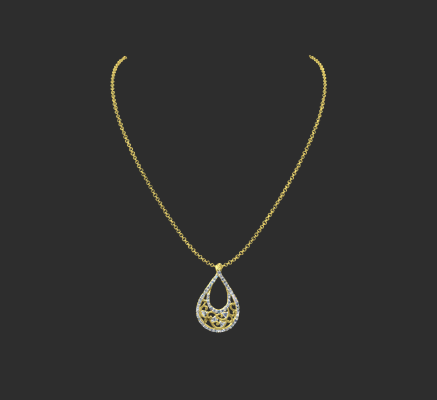 Pendant & Necklace 2099 | 3d print model