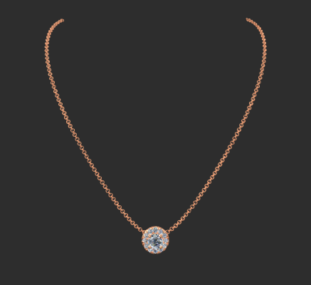 Pendant & Necklace 2102 | 3d print model